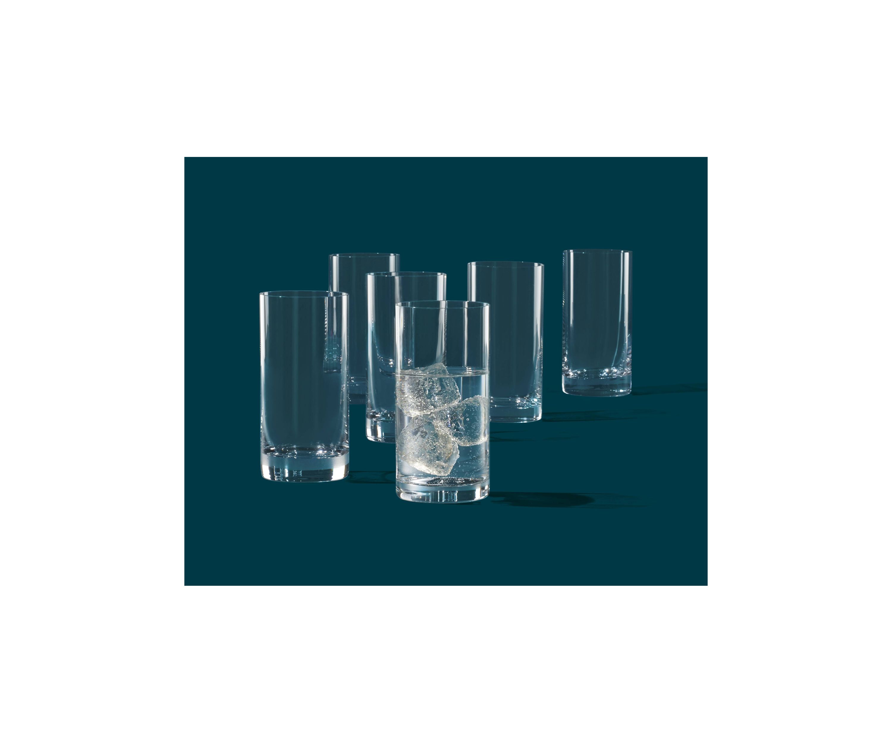 Tuscany Classics Cylinder Highball Glasses - Set of 6