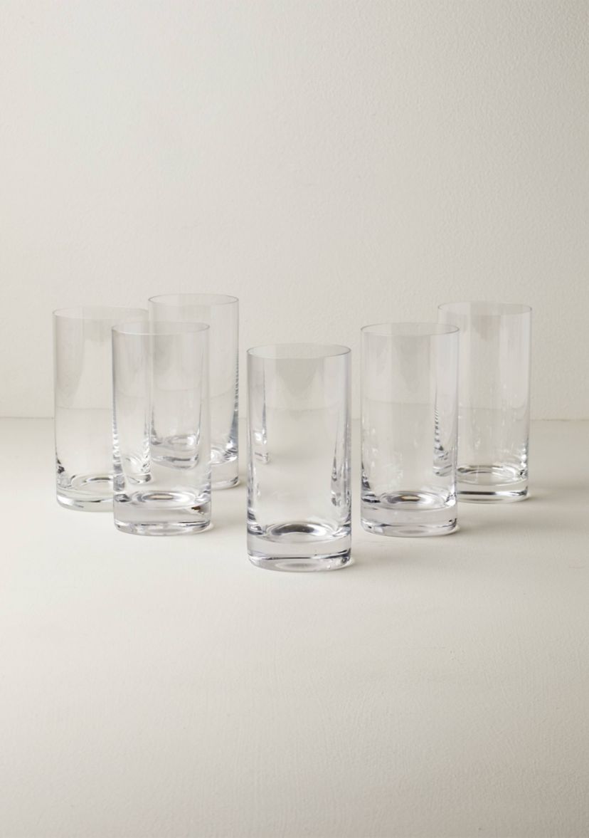 Tuscany Classics Cylinder Highball Glasses - Set of 6