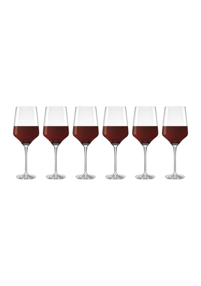Set of 6 Tuscany Classics Angled Wine Glasses