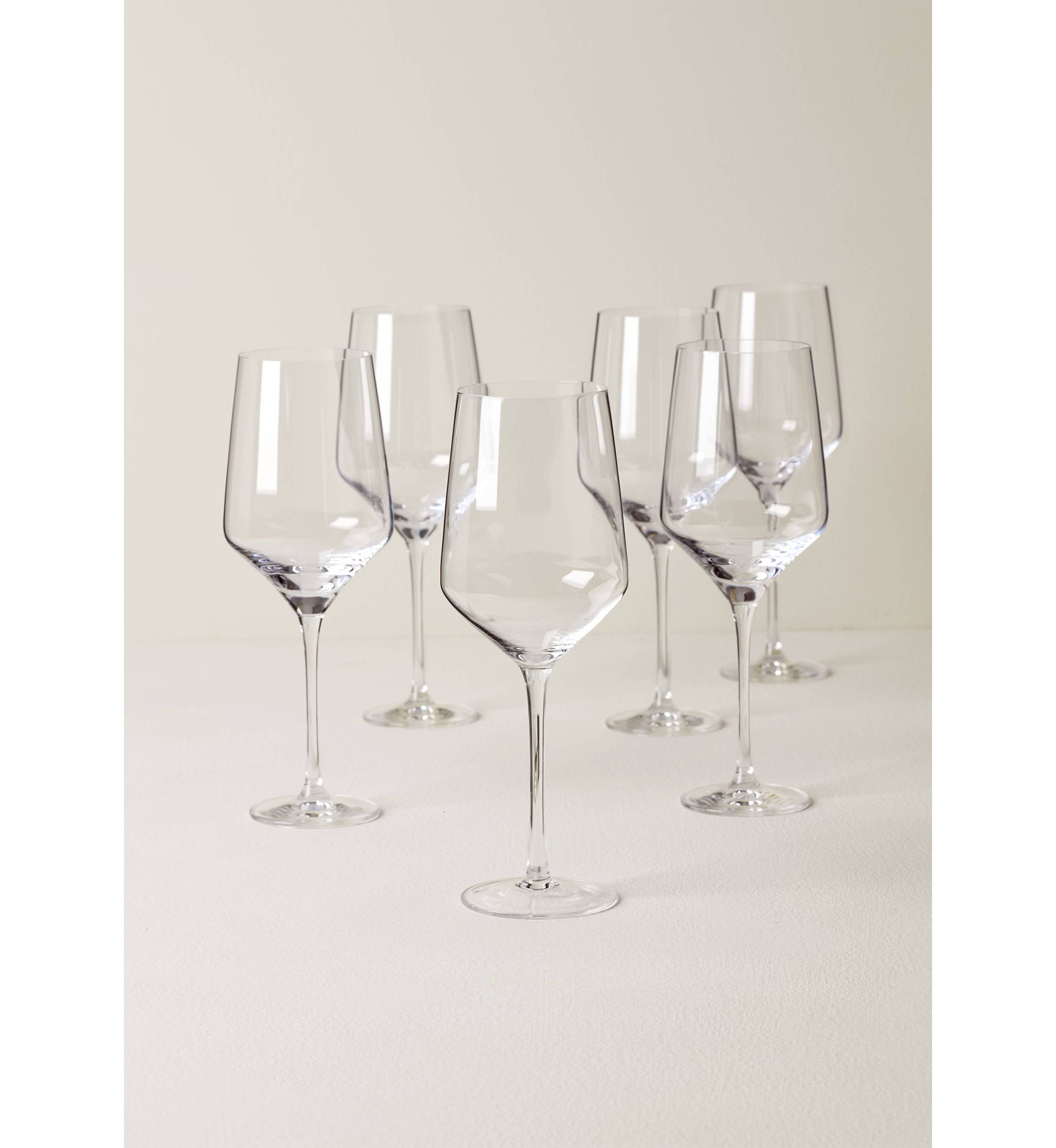 Set of 6 Tuscany Classics Angled Wine Glasses