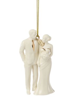 Lenox 2026 Bride and Groom Ornament, Ivory
