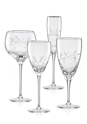 Set of 4 Vintage Lenox Crystal Debut Water/wine Glasses Lenox -  in  2023