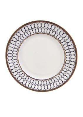 kate spade new york all in good taste stripe cobalt 4 piece accent plate se