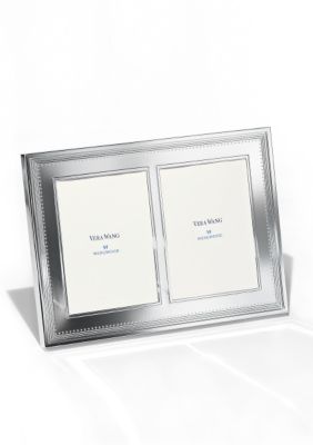 Vera Wang Grosgrain Invitation Double 5x7 Frame | belk