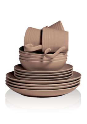 Royal Doulton Gordon Ramsay Maze Taupe 16-Piece Dinnerware Set