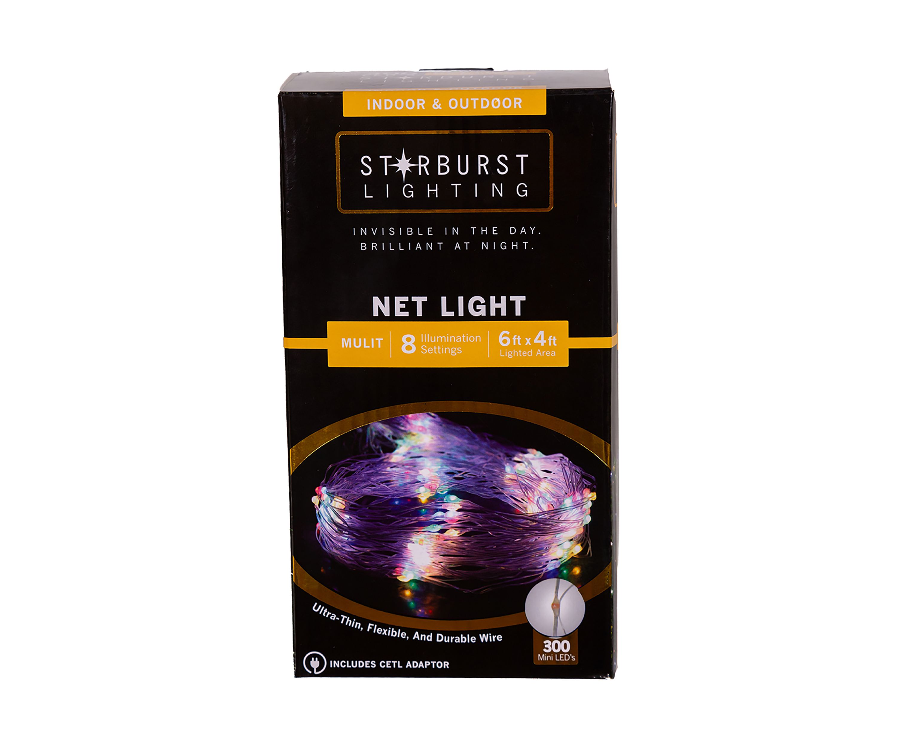  300 Light Starburst Multi LED Net Light 