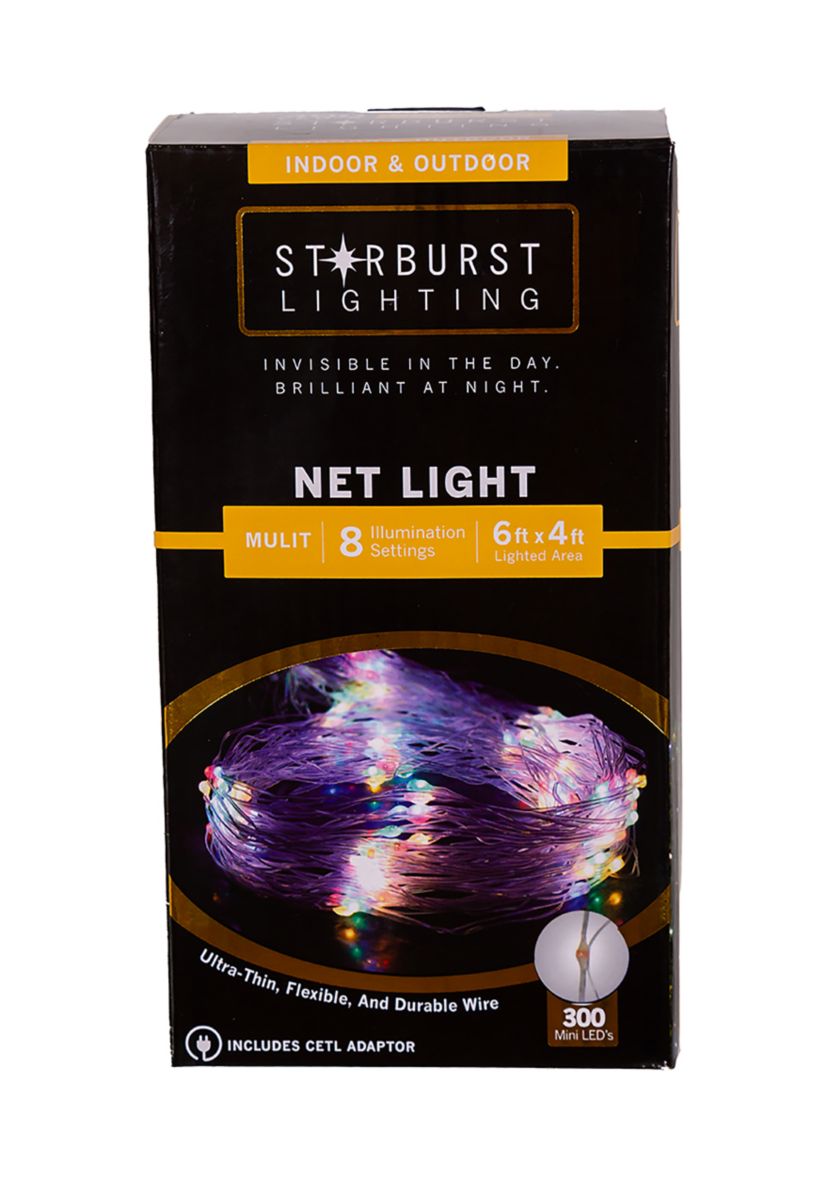  300 Light Starburst Multi LED Net Light 