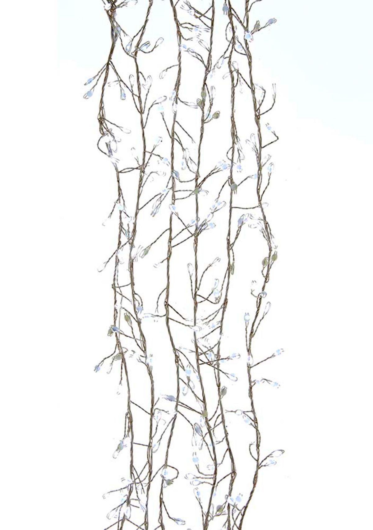300-Light Cluster Garland Cool White LED Twinkle Lights