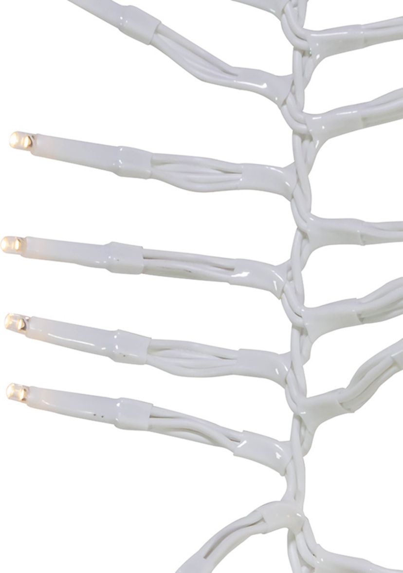 65-Foot 2000-Light Cluster Garland with Warm White LED Lights