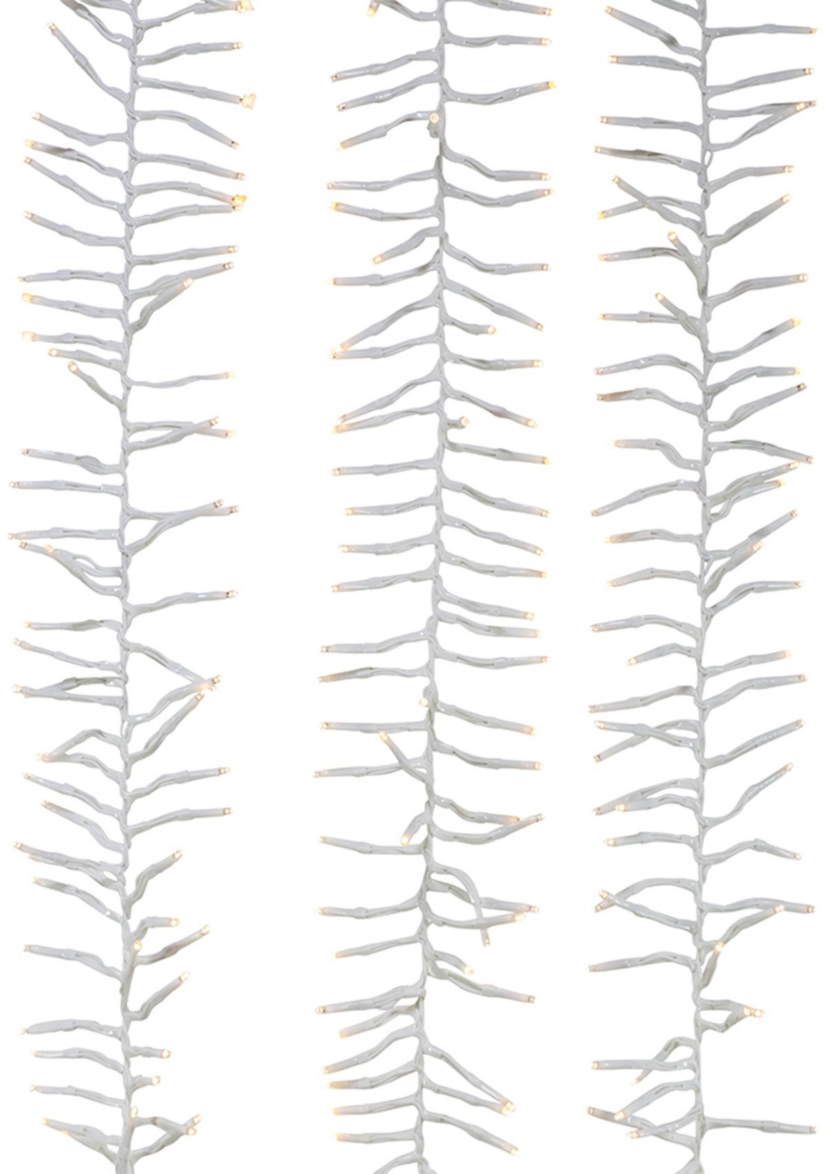 65-Foot 2000-Light Cluster Garland with Warm White LED Lights