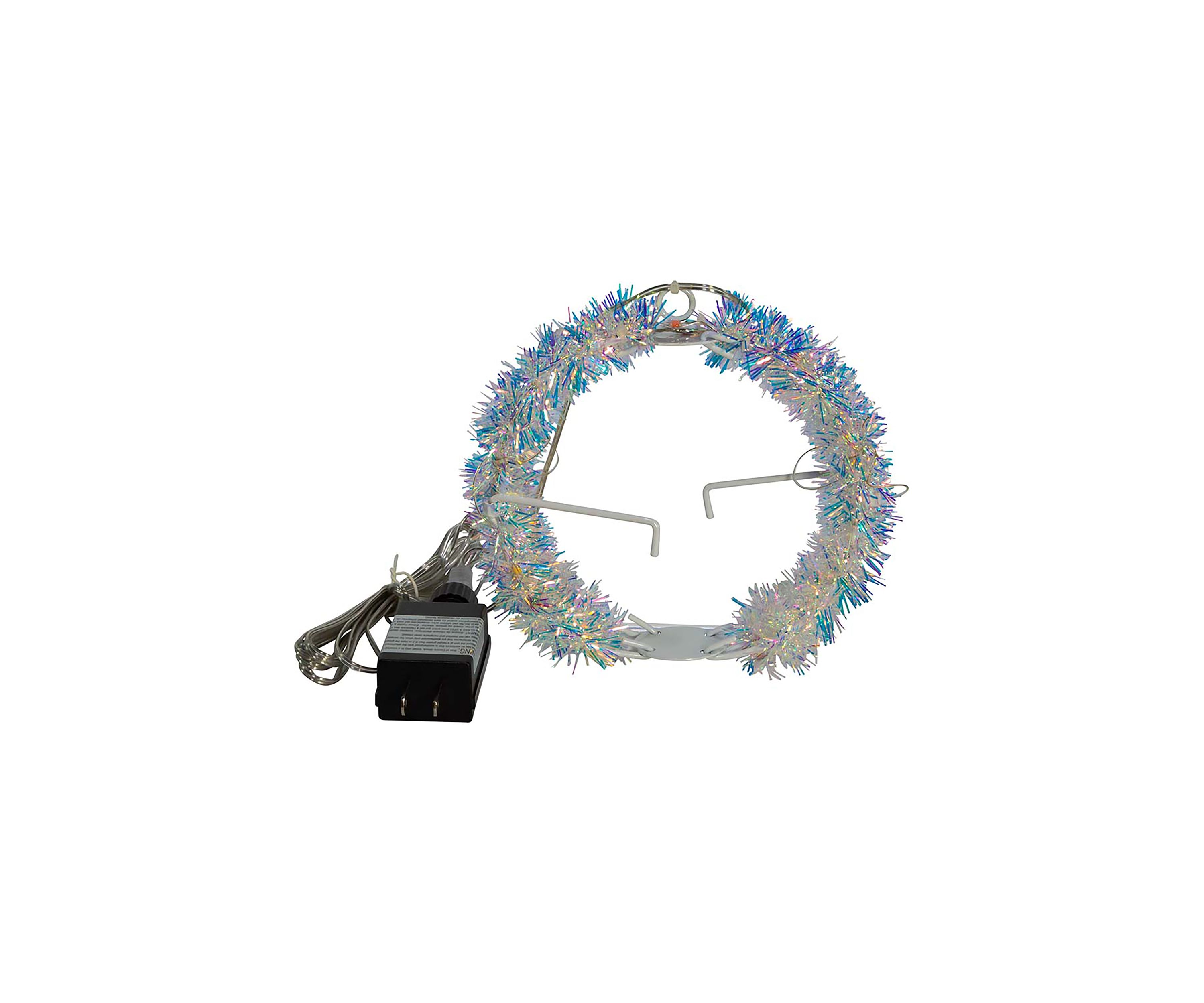 6-Inch Multi-Color LED Tinsel Foldable Sphere
