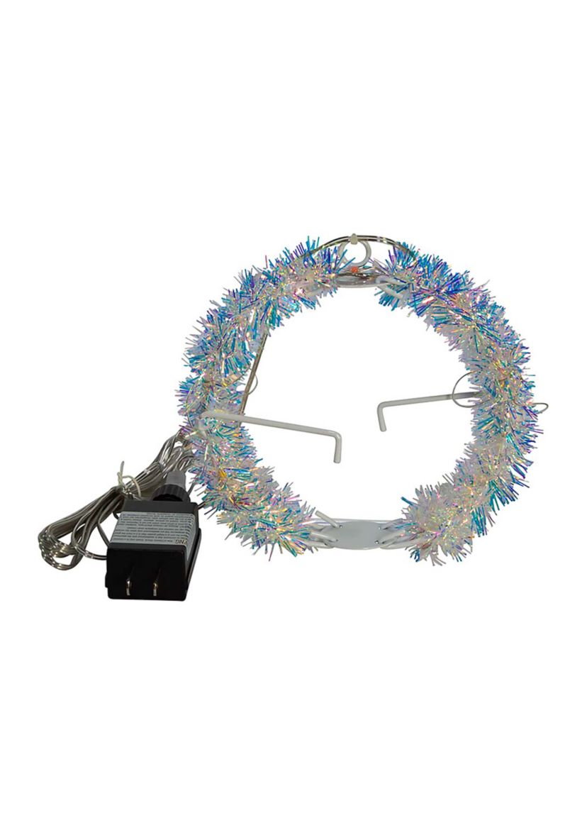 6-Inch Multi-Color LED Tinsel Foldable Sphere