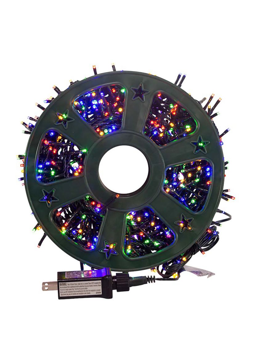 600-Light 49-Foot Multi-Color LED Rice Light Set