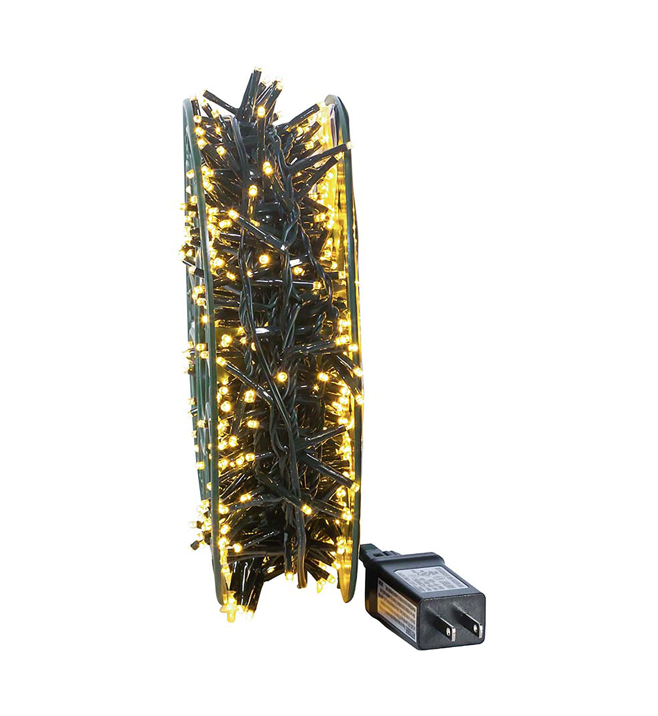 600-Light 49-Foot Warm White LED Rice Light Set