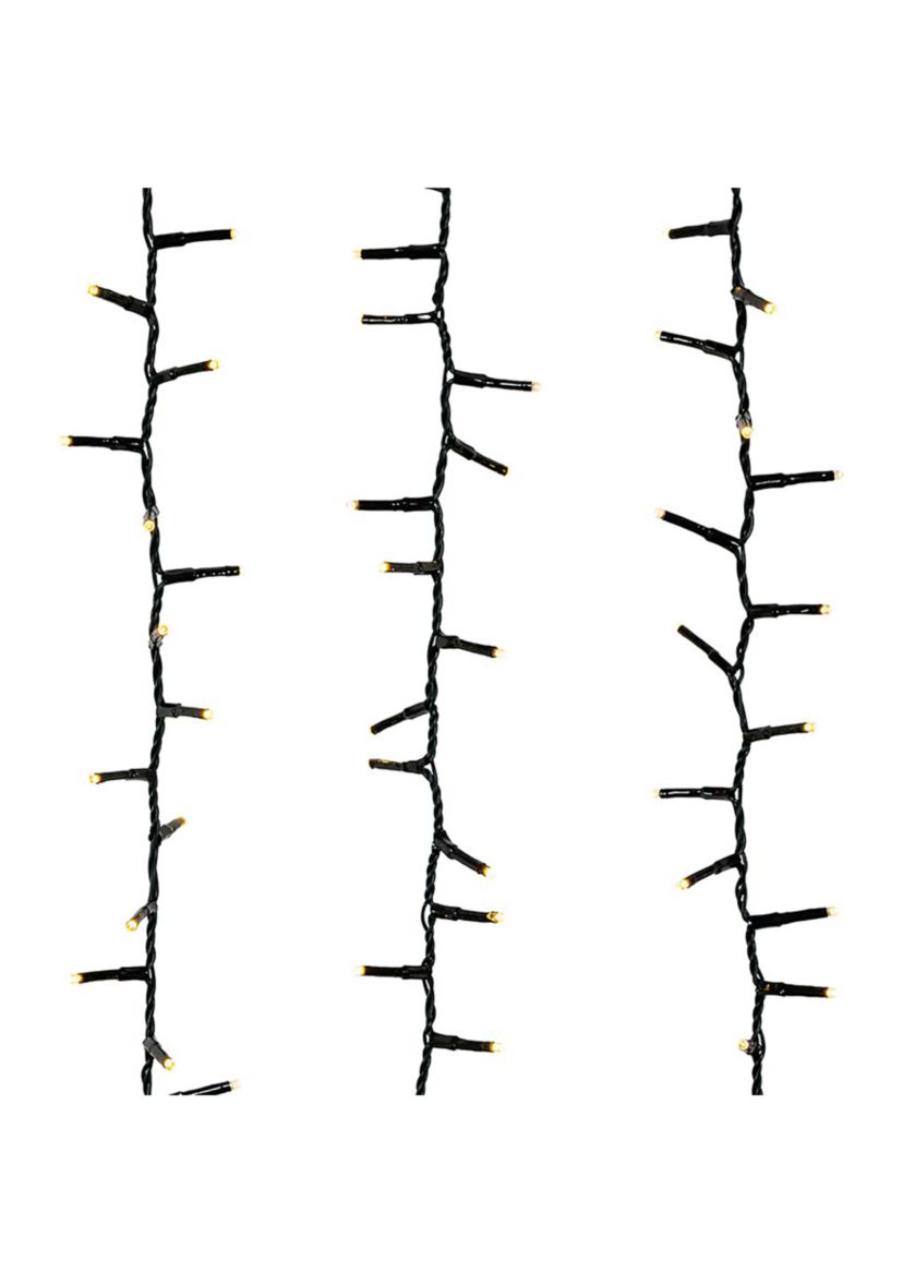 600-Light 49-Foot Warm White LED Rice Light Set
