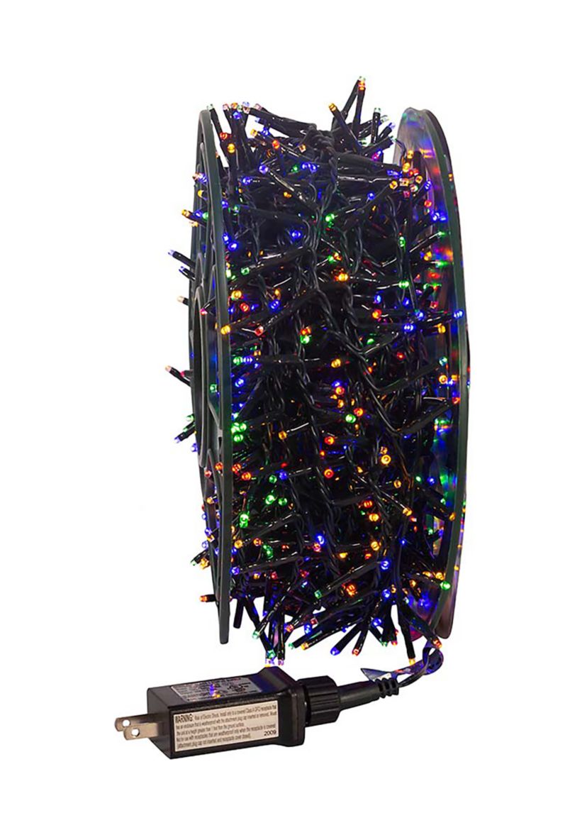1200-Light 98-Foot Multi-Color LED Rice Light Set