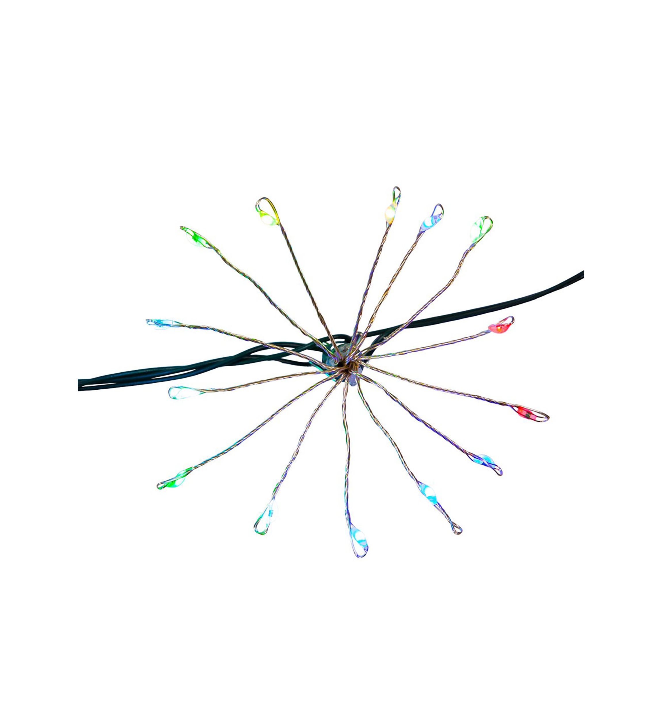 75-Light Cluster Burst RGB Superbright LED Twinkle Light Set