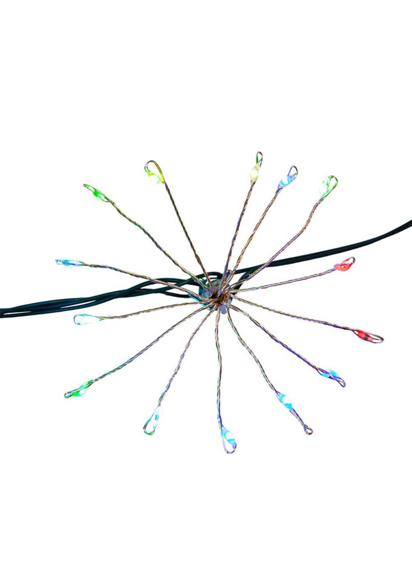 75-Light Cluster Burst RGB Superbright LED Twinkle Light Set