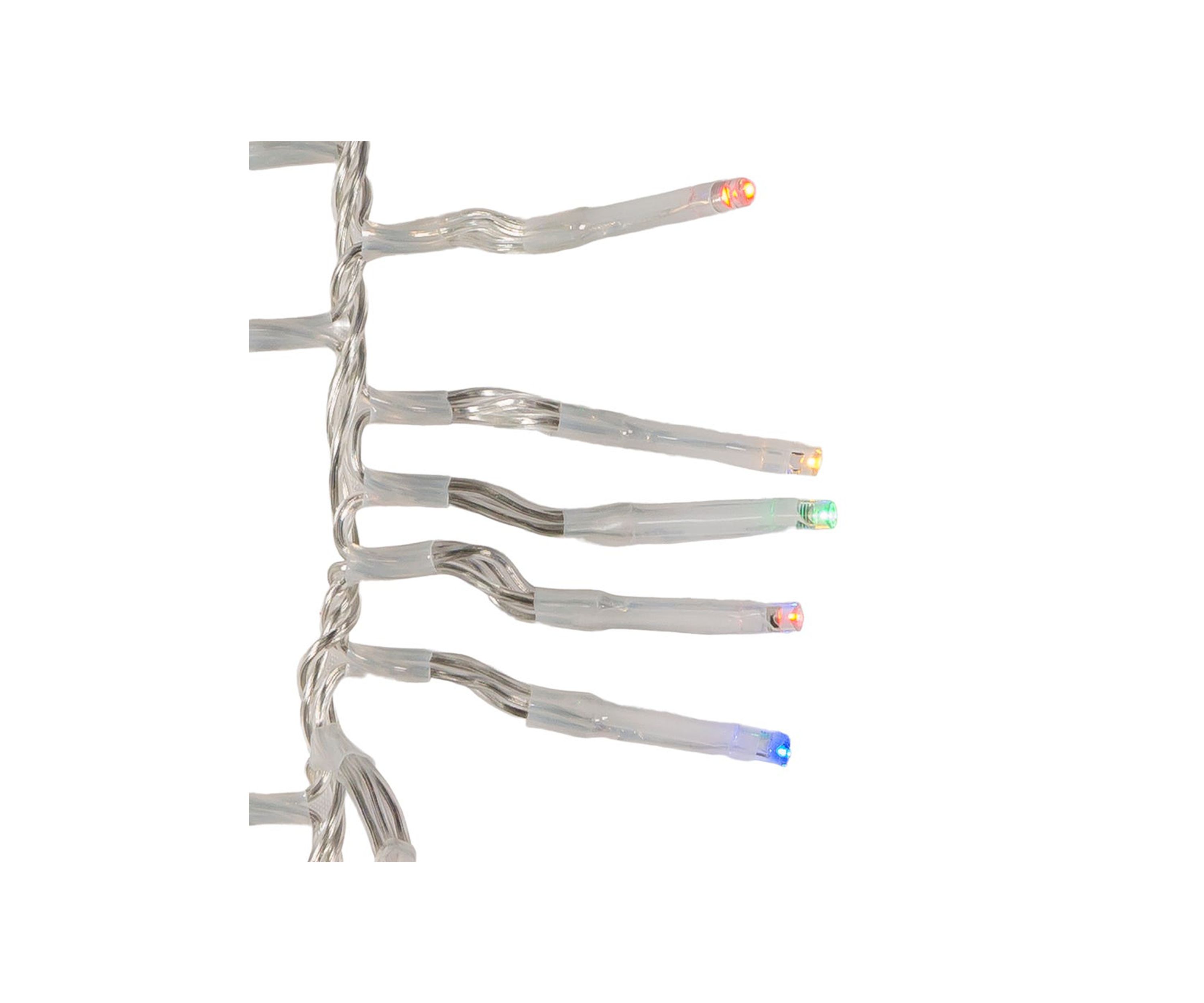 480-Light 15.7-Foot Multicolored LED Connectable Cluster Garland