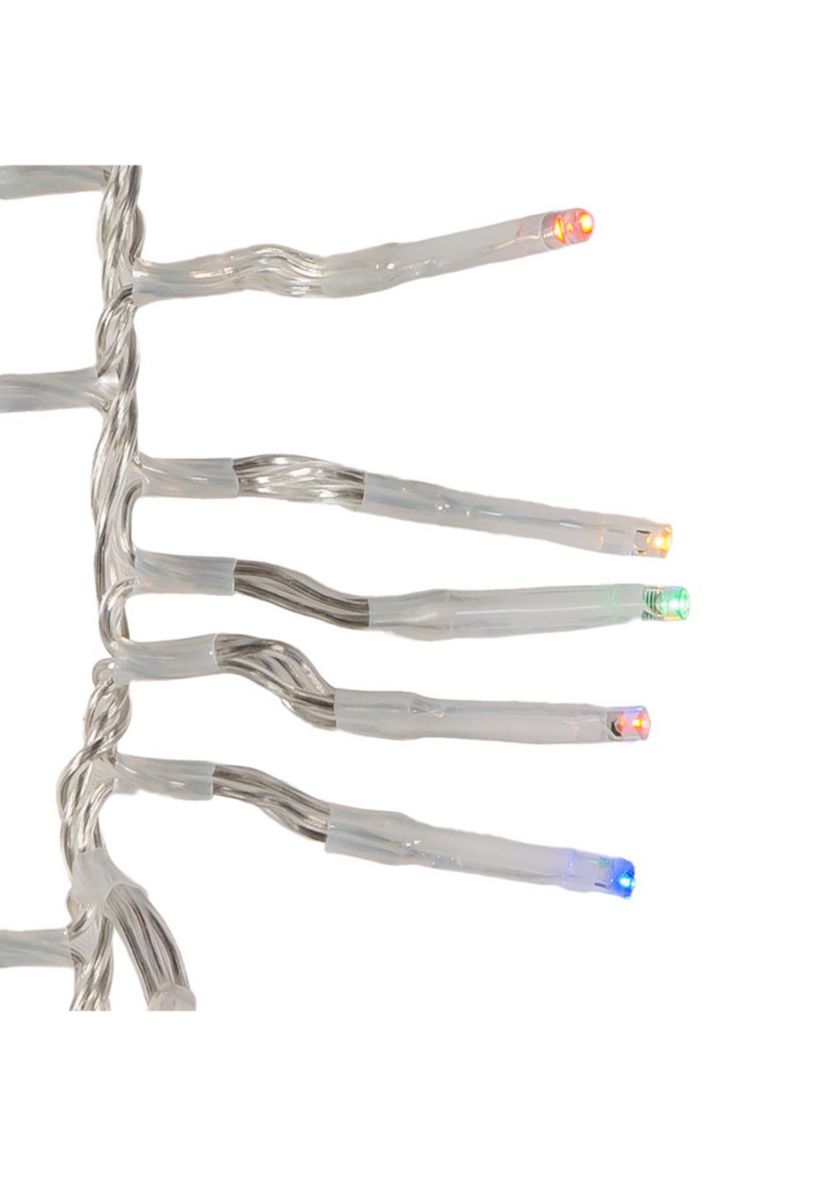 480-Light 15.7-Foot Multicolored LED Connectable Cluster Garland