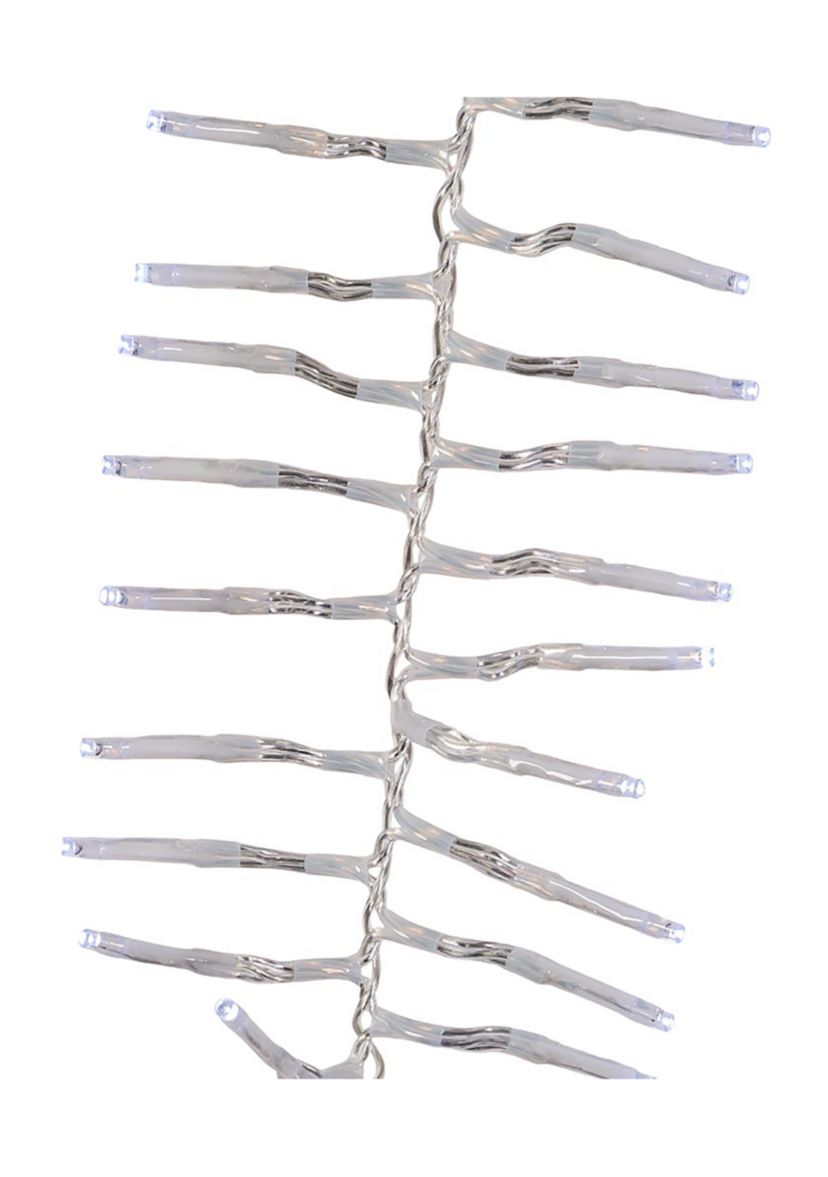 1000-Light 32.8-Foot Cool White LED Cluster Garland