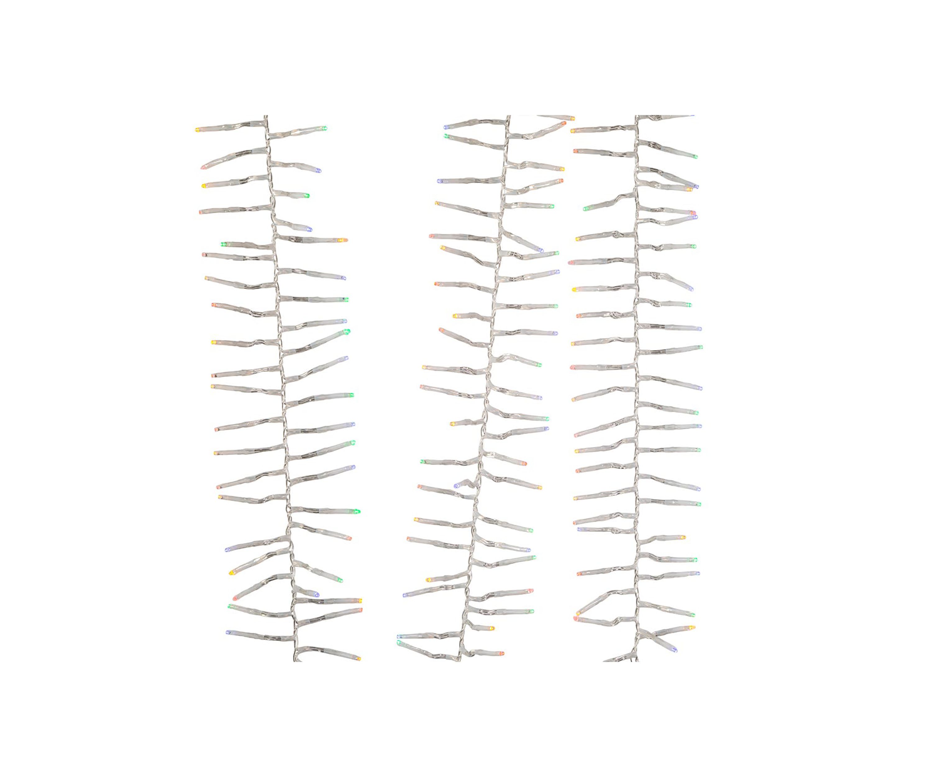 1000-Light 32.8-Foot Multicolored LED Cluster Garland