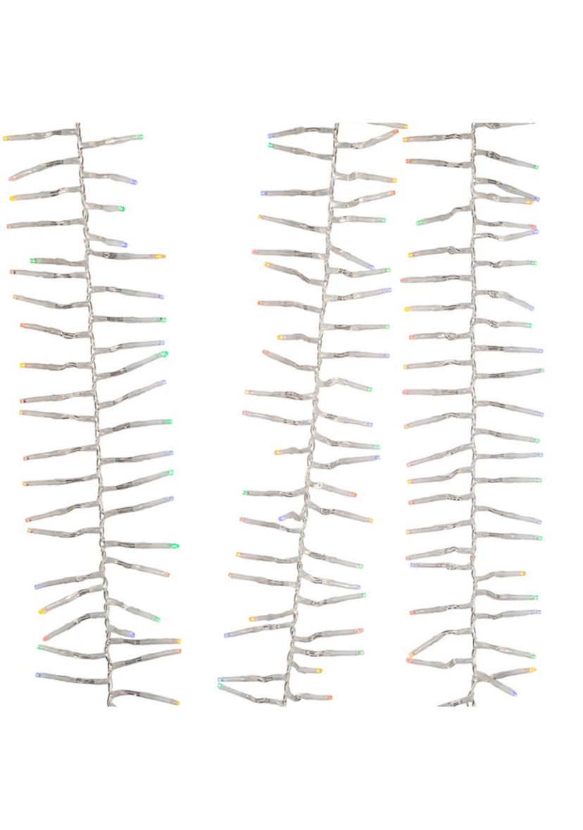 1000-Light 32.8-Foot Multicolored LED Cluster Garland