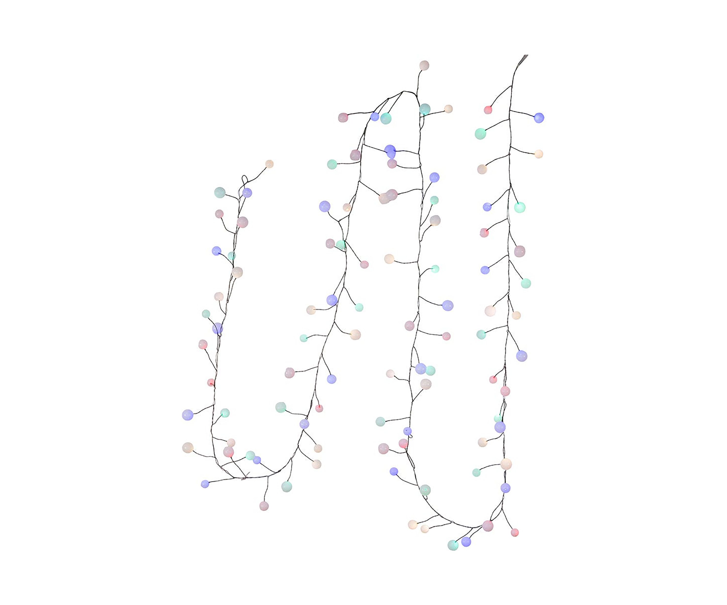 100L 8 Foot Cluster Garland