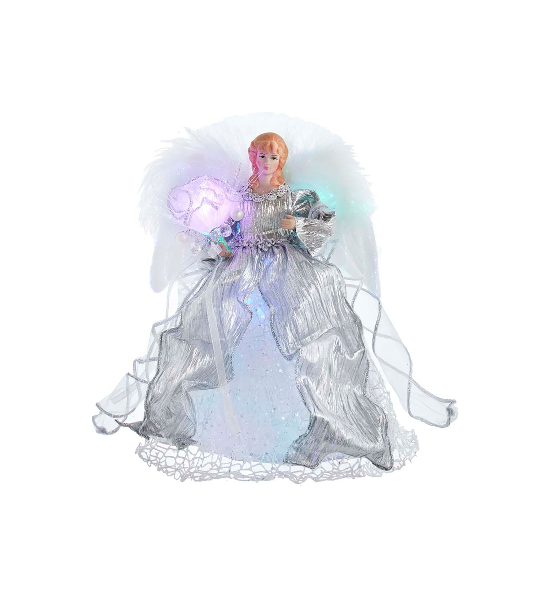  Fiber Optic LED Angel Tree Topper