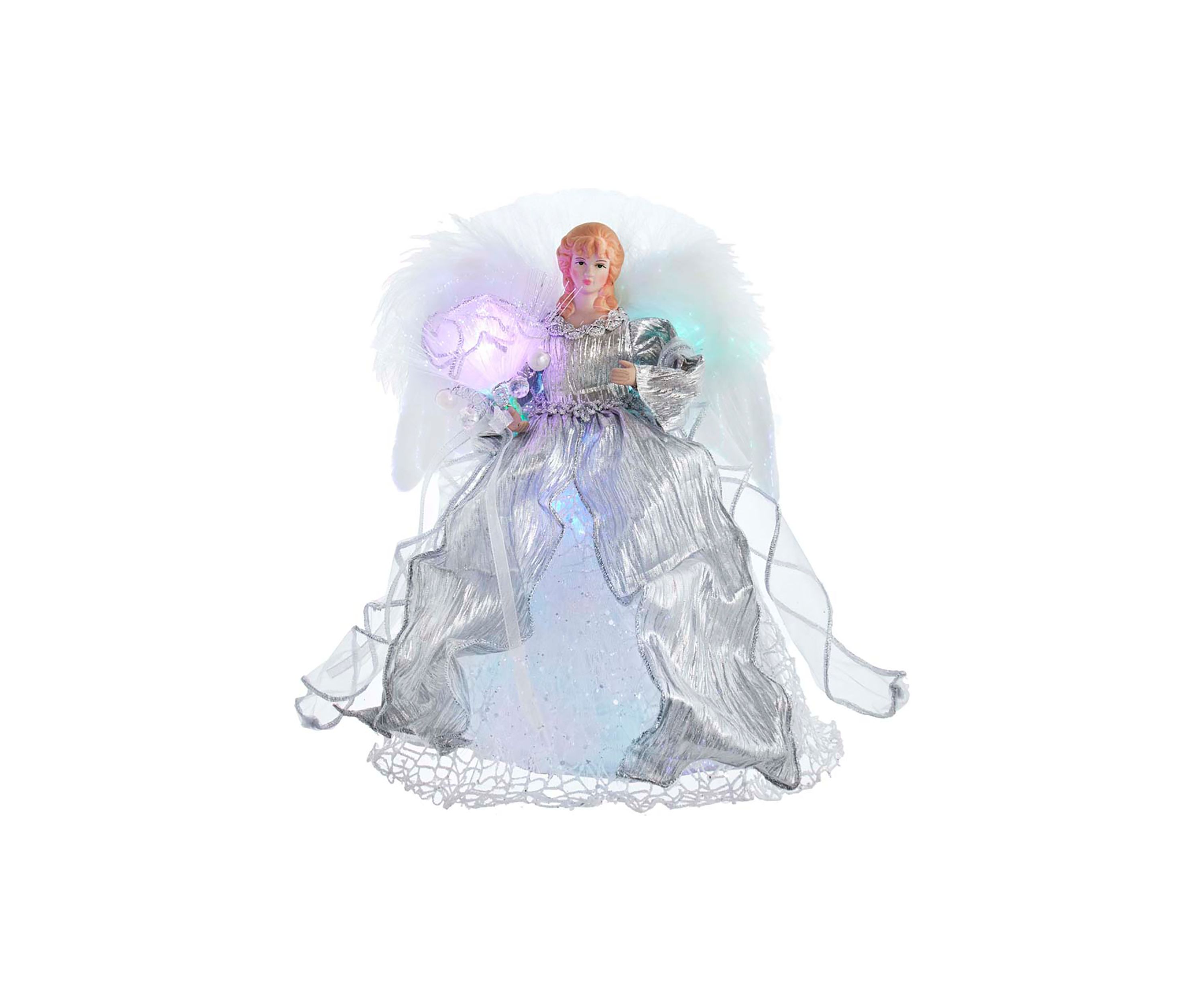 Fiber Optic LED Angel Tree Topper