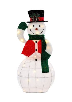 Kurt S. Adler 36 Inch Light Up Snowman, White