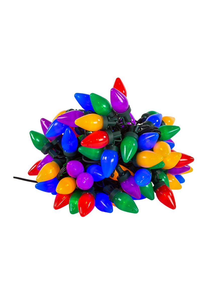 100-Light C7 Multicolored String Light Set