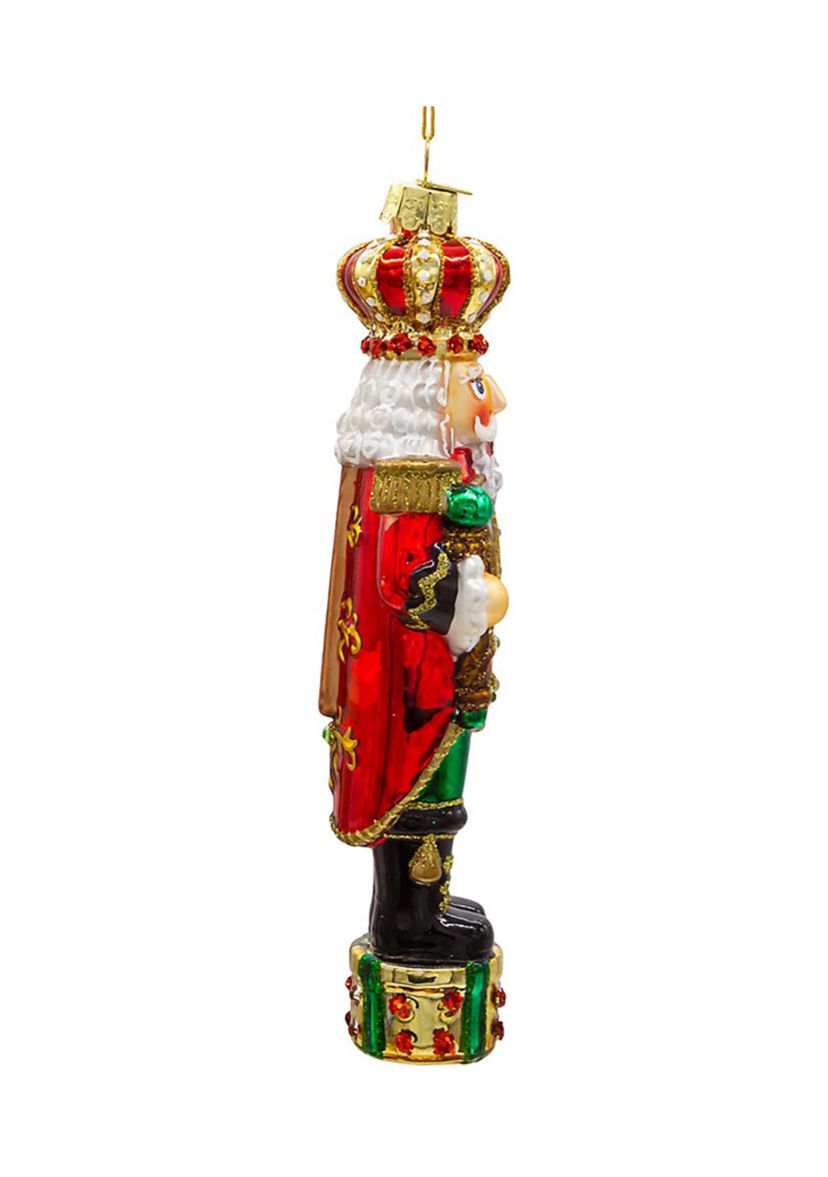 7-Inch Bellissimo Glass King Nutcracker Ornament