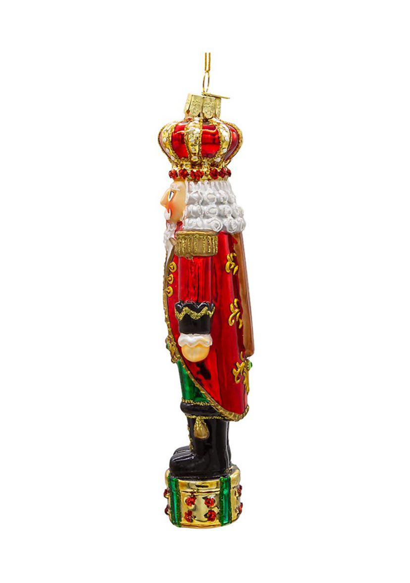 7-Inch Bellissimo Glass King Nutcracker Ornament