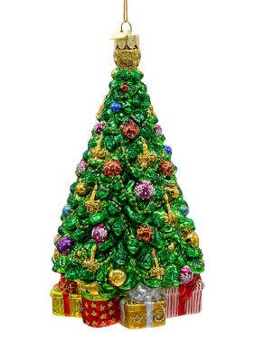 7.5-Inch Bellissimo Glass Christmas Tree Ornament