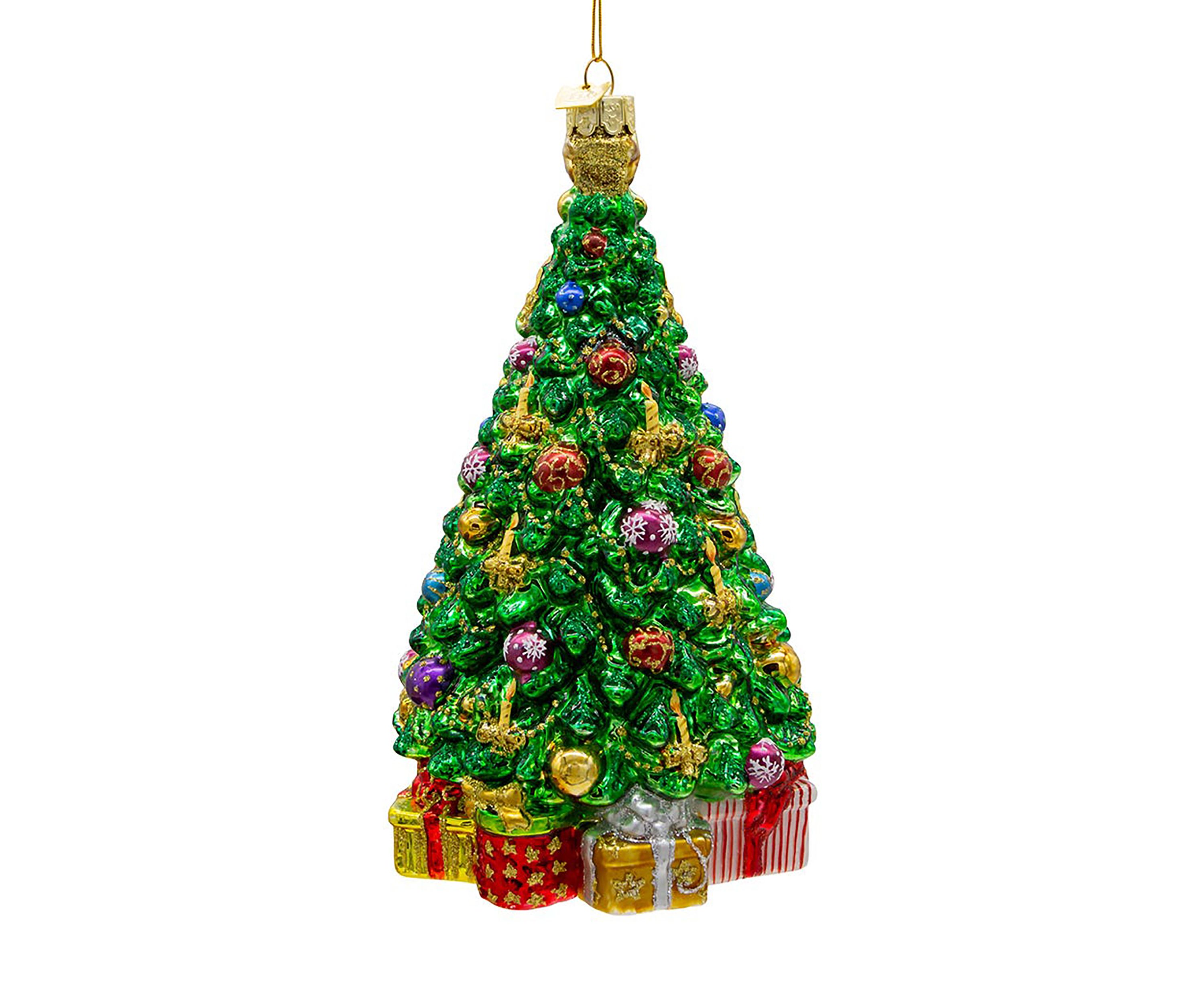 7.5-Inch Bellissimo Glass Christmas Tree Ornament