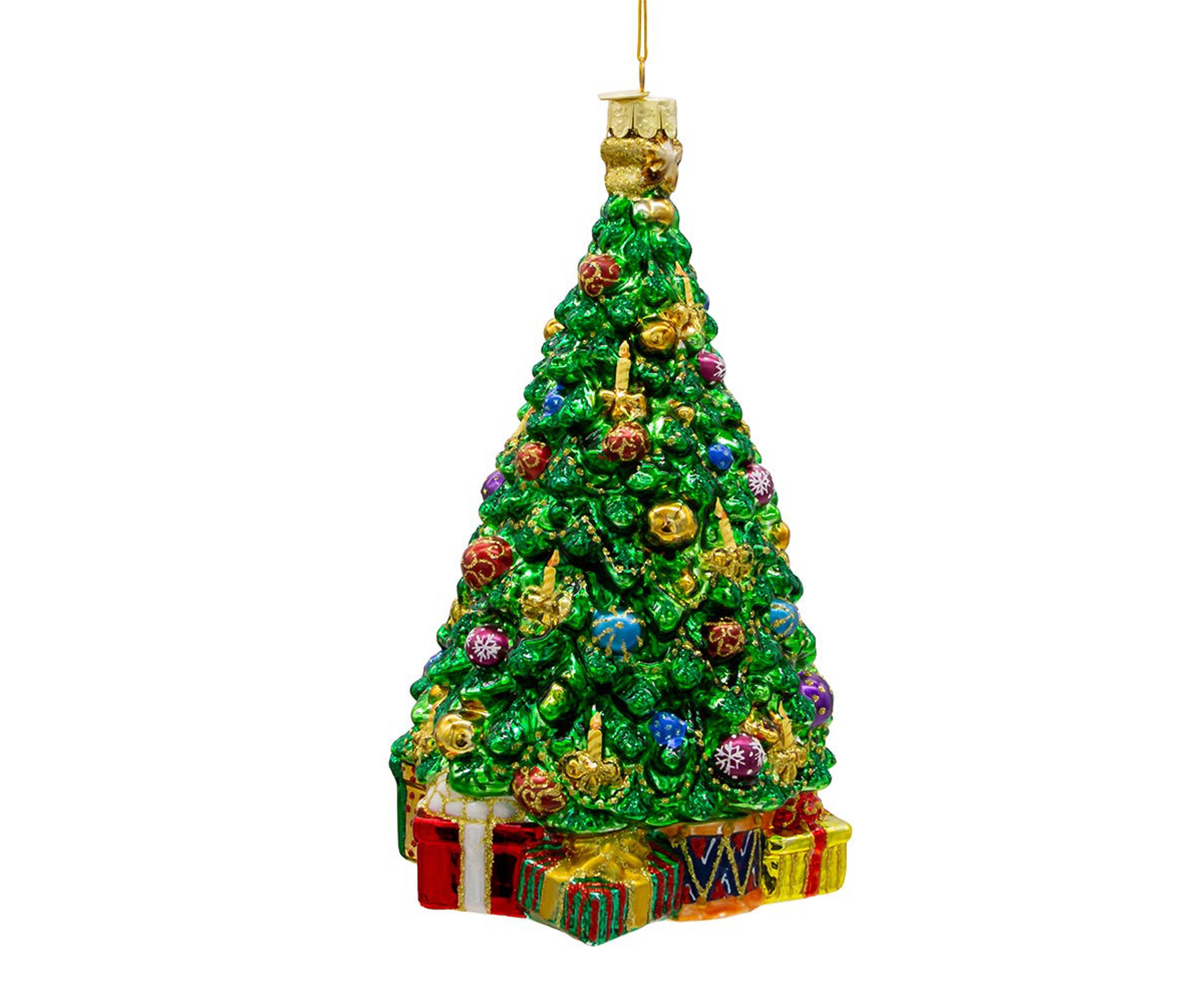 7.5-Inch Bellissimo Glass Christmas Tree Ornament