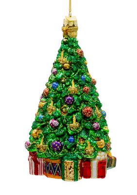 7.5-Inch Bellissimo Glass Christmas Tree Ornament