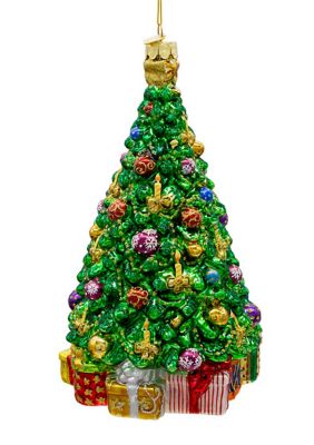7.5-Inch Bellissimo Glass Christmas Tree Ornament