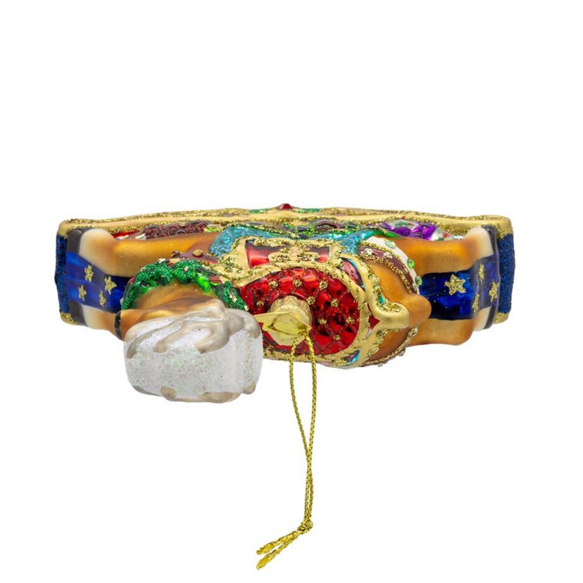 5.5-Inch Bellissimo Glass Rocking Deer Ornament