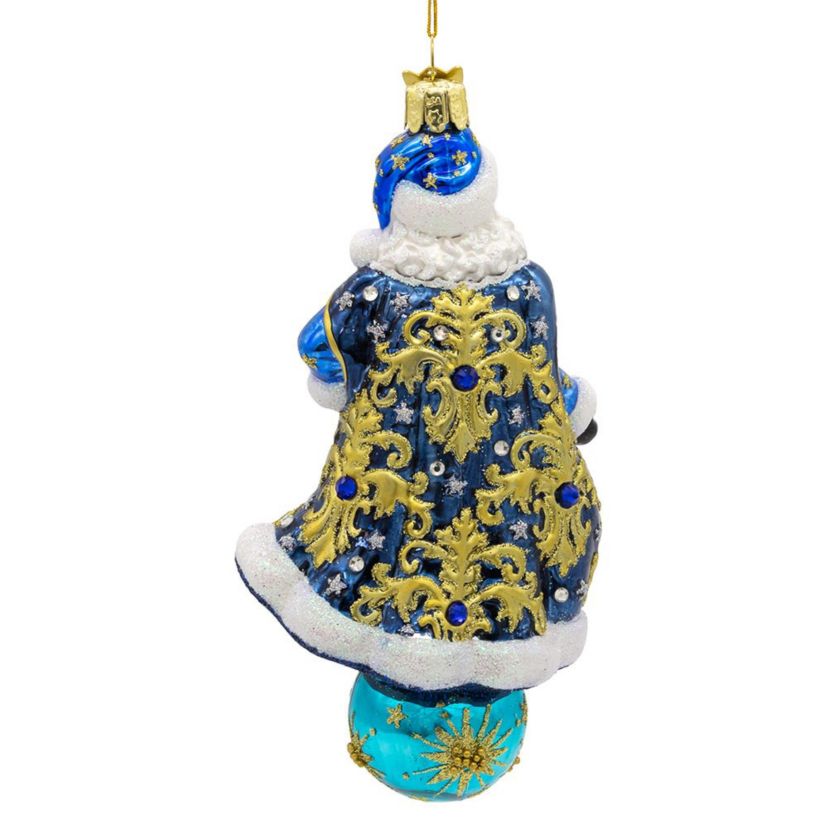 6-Inch Bellissimo Celestial Santa Ornament