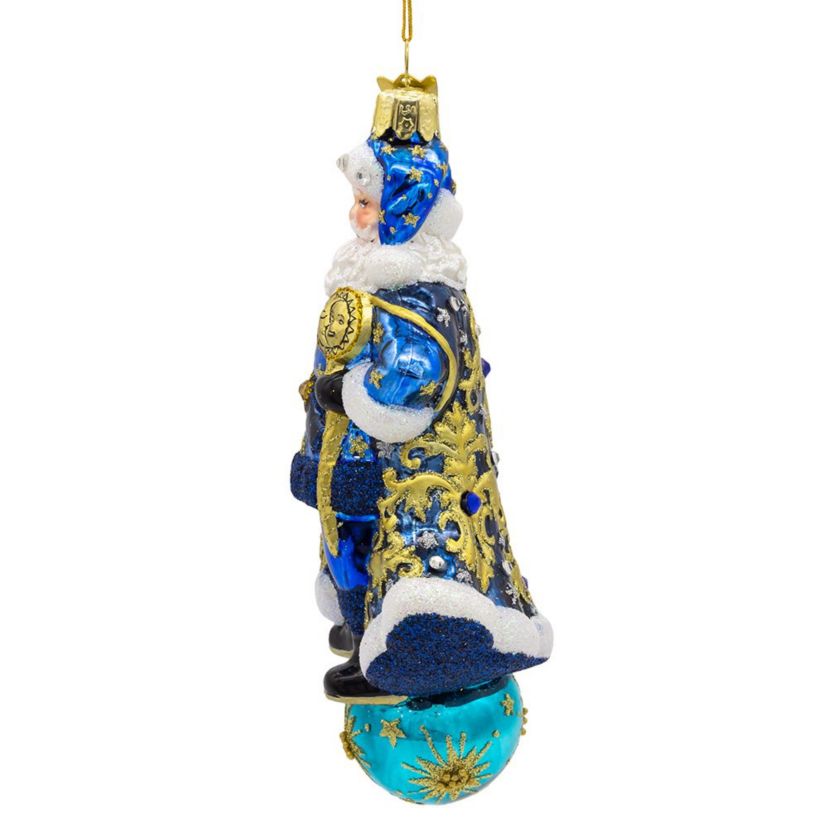 6-Inch Bellissimo Celestial Santa Ornament