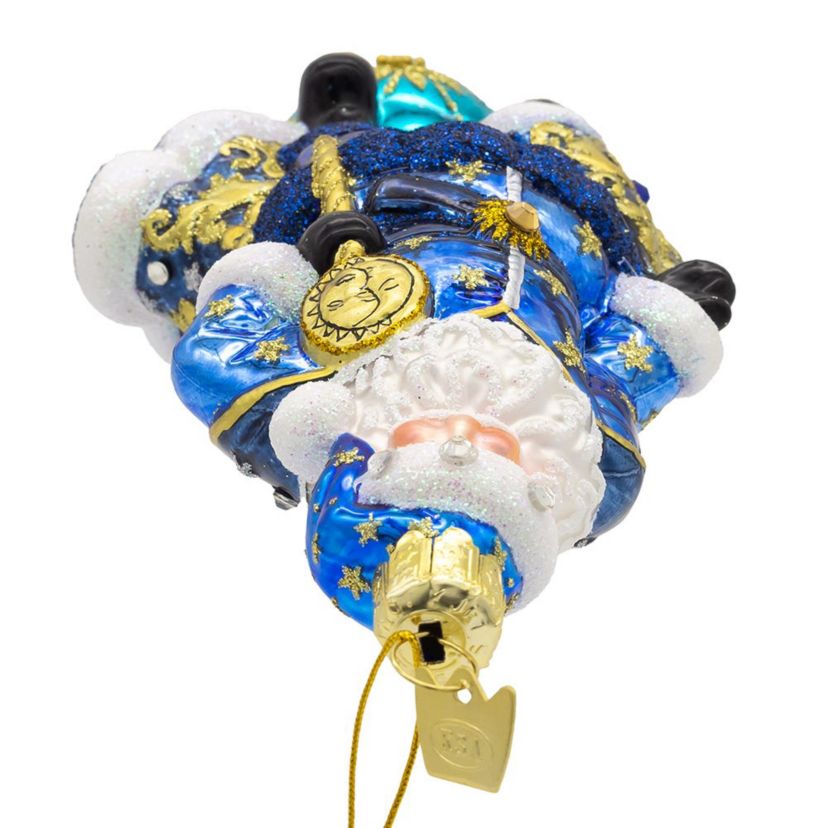 6-Inch Bellissimo Celestial Santa Ornament