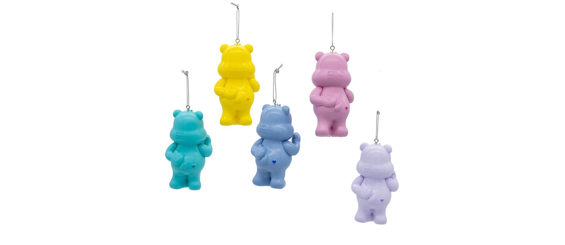 3.5In. Care Bears Ornament Set, 5-Piece Set
