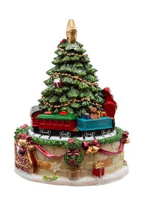 6-Inch Christmas Tree Revolving Music Box