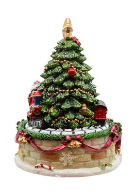 6-Inch Christmas Tree Revolving Music Box