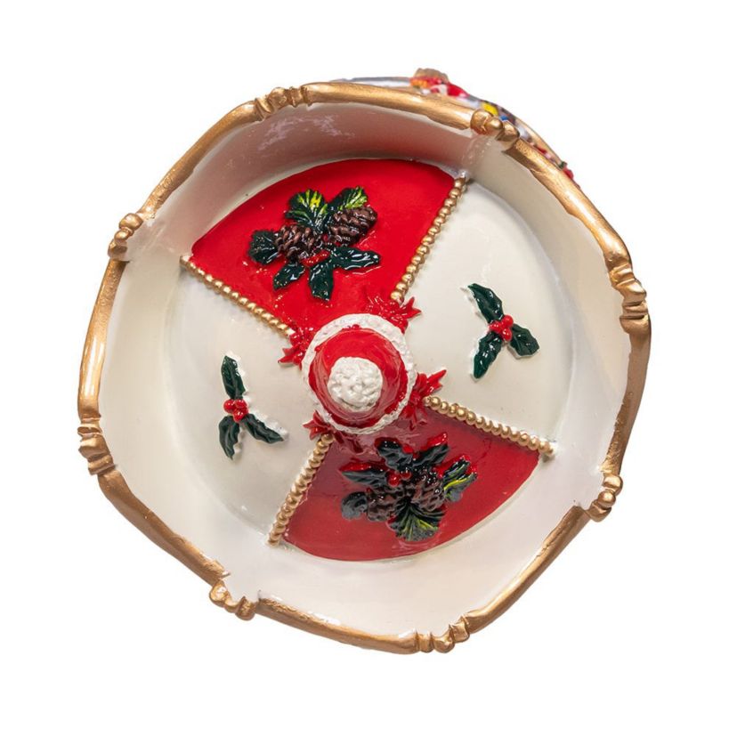 7-Inch Wind-Up Musical Carousel Table Piece