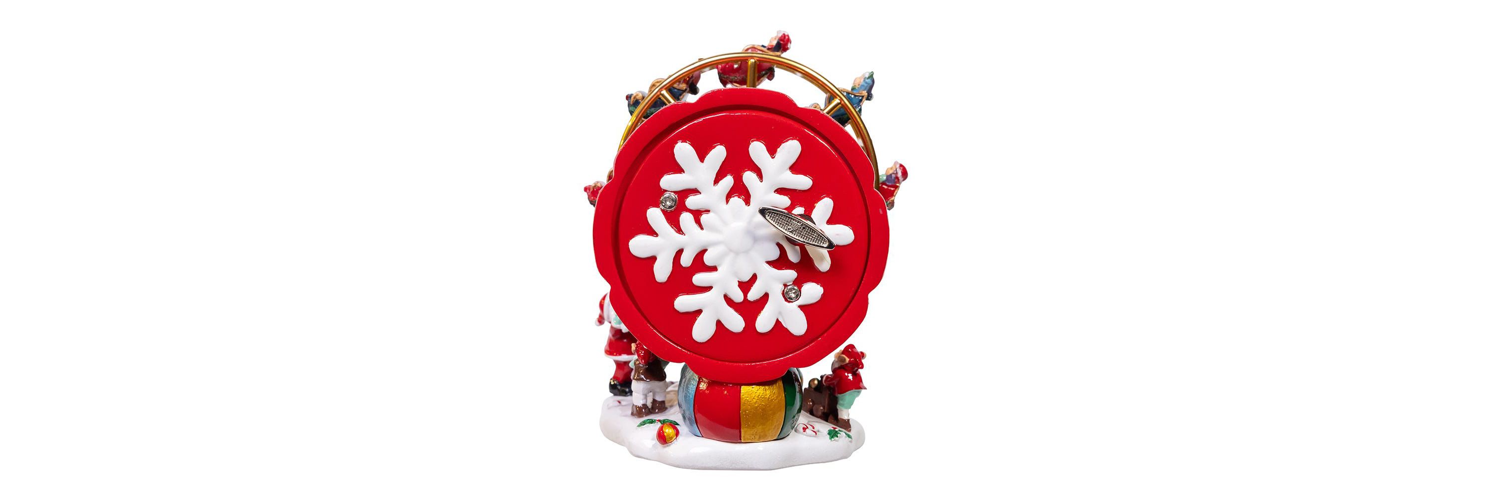 5.5-Inch Wind-Up Musical Ferris Wheel Table Piece