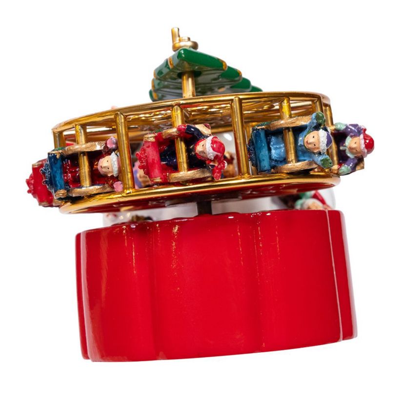 5.5-Inch Wind-Up Musical Ferris Wheel Table Piece