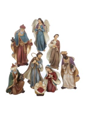 8-Piece 6.25" Resin Nativity Set